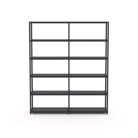 Modulor shelf M4.6 1865x1575x400mm, metallic gray, DB703, FS