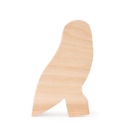 Beavercraft intagliare forma di animale Gufo, 50 x 70 x 100 mm, tiglio