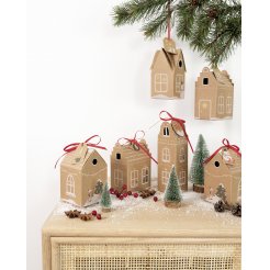 Adventskalender Set, "Hygge Dorf"