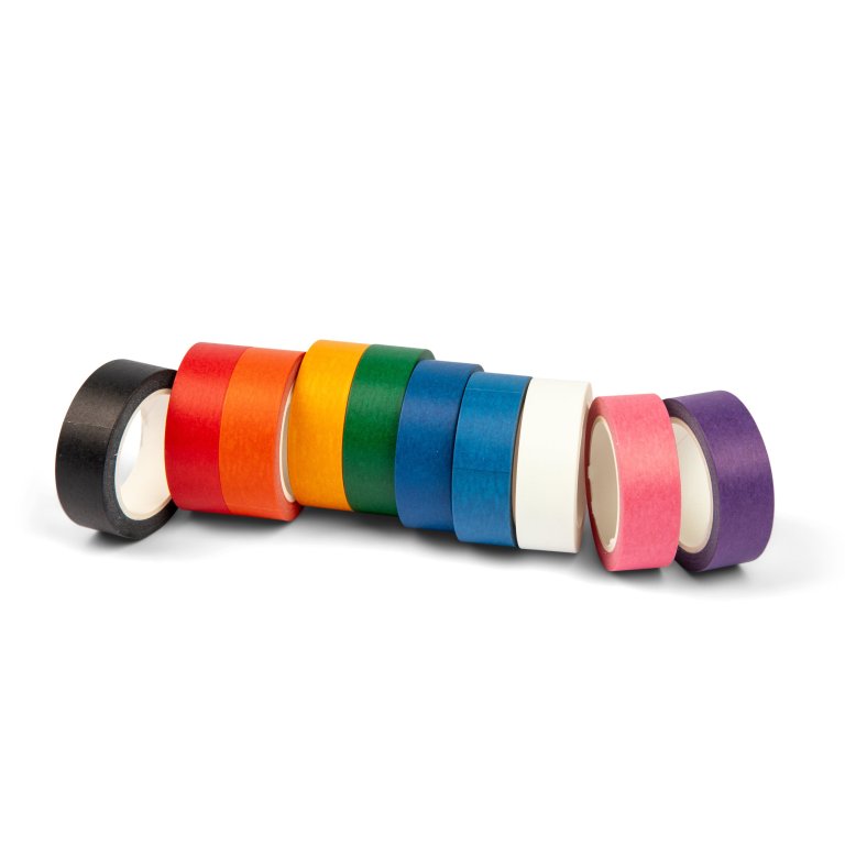 Modulor Washi Klebeband Rainbow, Set