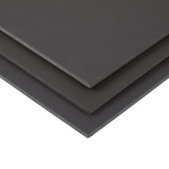 Hartschaumplatte papierkaschiert schwarz