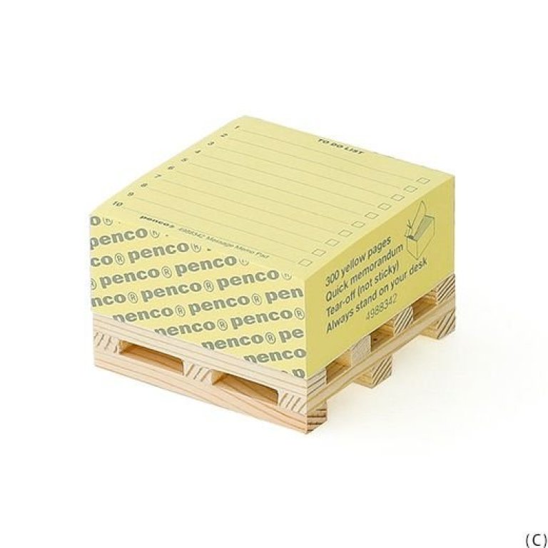Penco Memo Block on Pallet