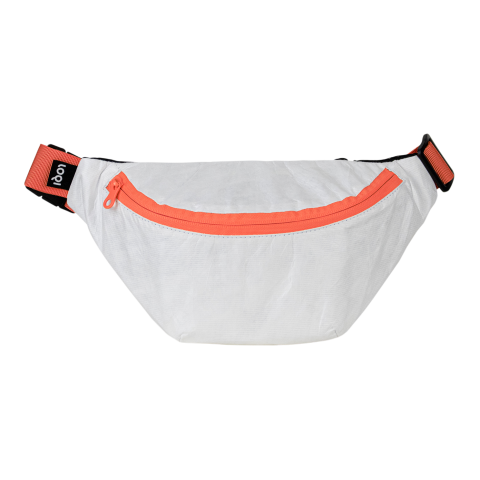 Riñonera Loqi Bumbag Tyvek aprox. 30 x 15 cm, naranja oscuro neón