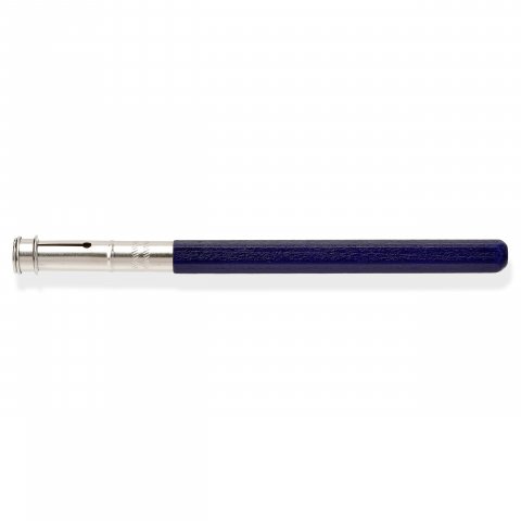 Pencil extender beech FSC, l=125 mm, blue