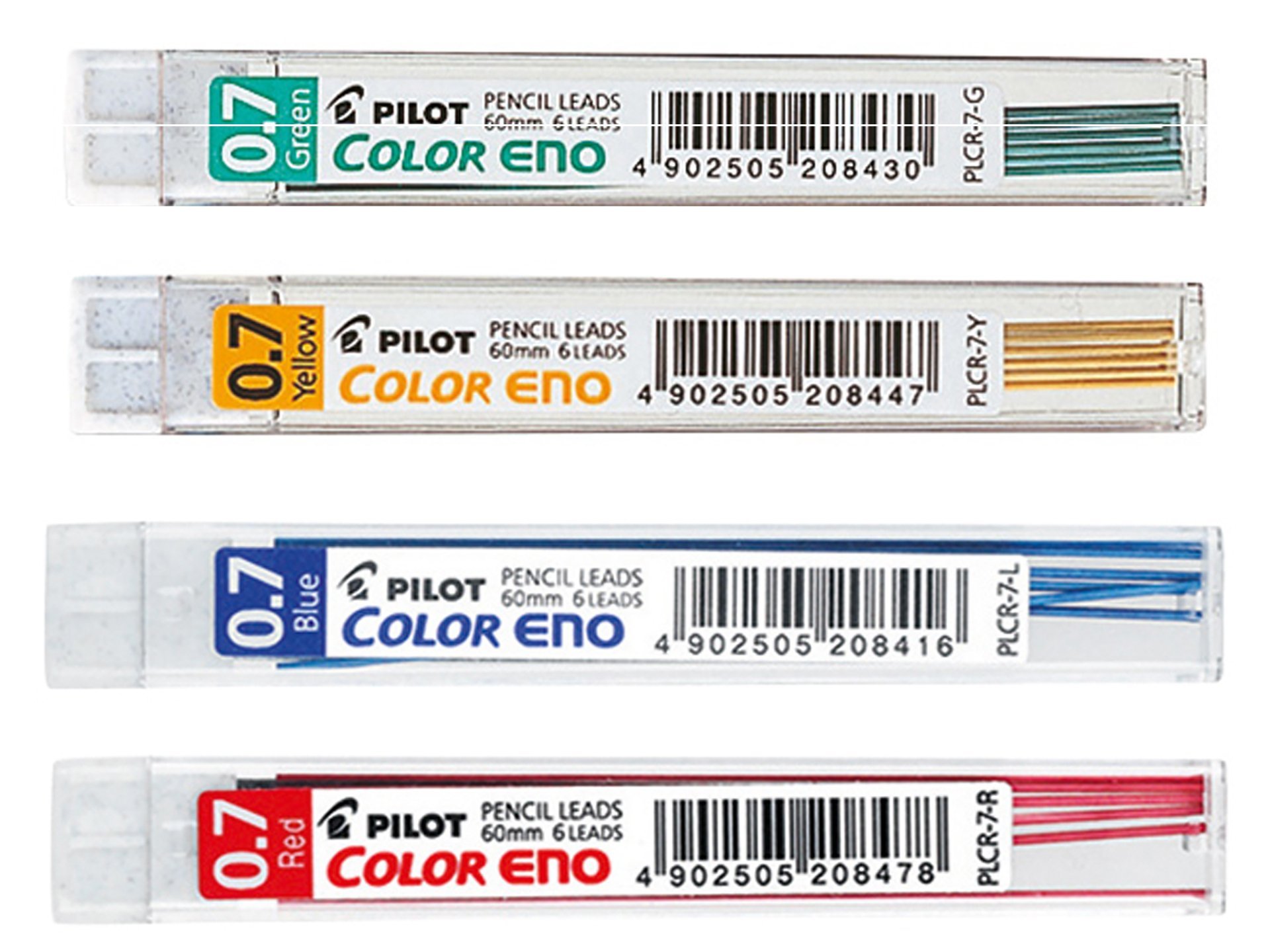 PLCR-7-O 3 x tubes Pilot Color Eno 0.7mm Mechanical Pencil Leads Orange