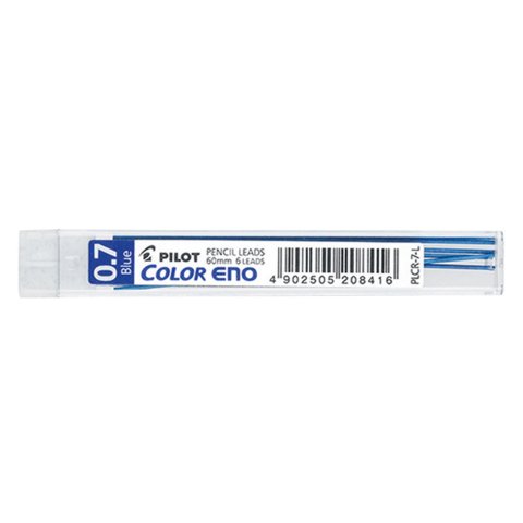 Portapilota a matita colorata PLCR-7-L, set ø 0,7 mm, 6 pezzi, blu (003)
