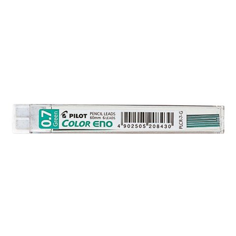 Portapilota a matita colorata PLCR-7-L, set ø 0,7 mm, 6 pezzi, verde (004)