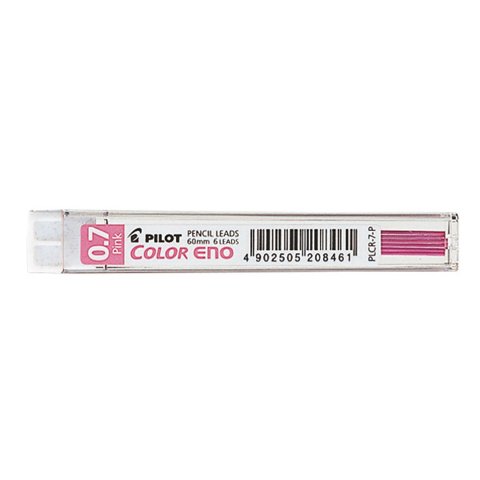 Portapilota a matita colorata PLCR-7-L, set ø 0,7 mm, 6 pezzi, rosa (009)