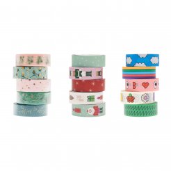 Set de cinta adhesiva Papel Poesía, estampado