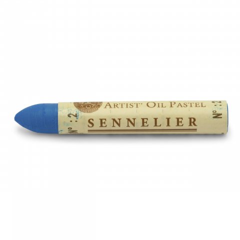 Sennelier Gessetto pastello a olio, Ø 20 mm l =127 mm, rotondo, blu azzurro (002)