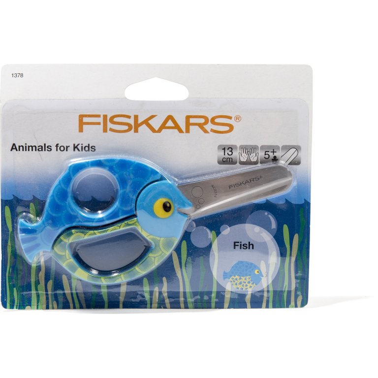 Fiskars child´s scissors with animal motif