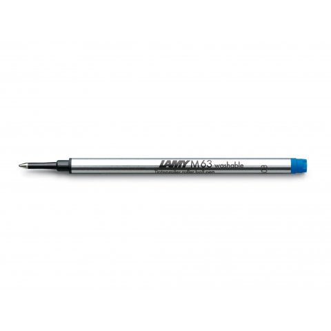Lamy rollerball pen refill M63 line width M, blue, erasable