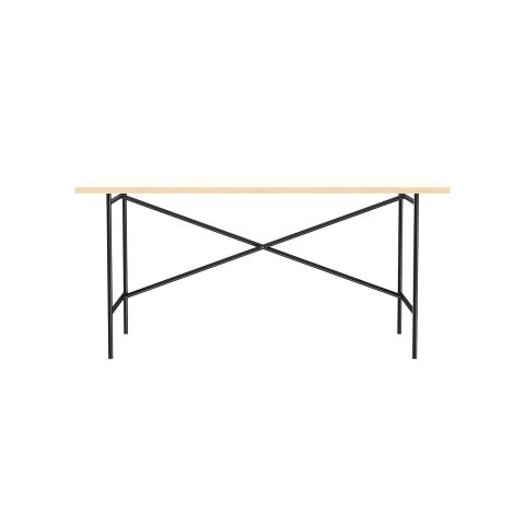 Tisch E2 (Set) Gestell:schwarz, Tischplatte: weiß, 25x800x1600 mm
