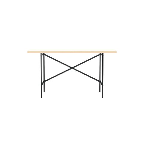Tisch E2 (Set) Gestell:schwarz, Tischplatte: weiß, 25x680x1380 mm