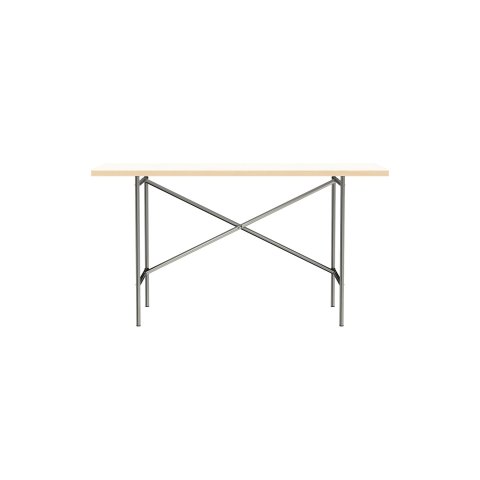 Tisch E2 (Set) Gestell:farblos, Tischplatte: weiß, 25x680x1380 mm