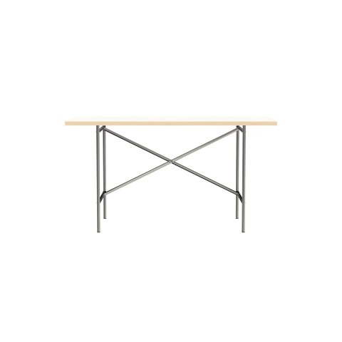 Table E2 (set) frame:colourle., tabletop:white, 25x680x1380mm