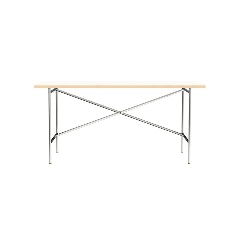 Tisch E2 (Set) Gestell: chrom, Tischplatte: weiß, 25x800x1600 mm