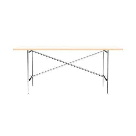 Tisch E2 (Set) Gestell: chrom, Tischplatte: weiß, 25x900x1800 mm