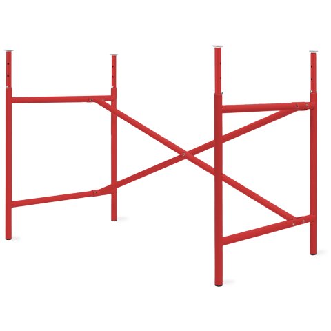 Armazón para mesas infantiles E2 520-720 x 600 x 1050, fire-red, glossy