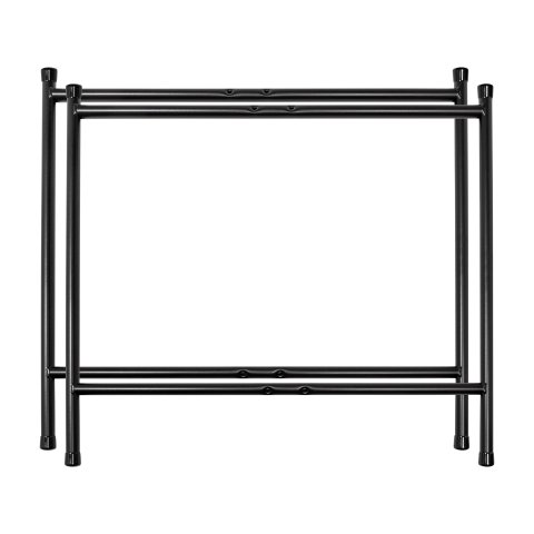 Tischgestell E2, Seitenteil für mittiges Kreuz, 1 Paar, 720 x 780, schwarz