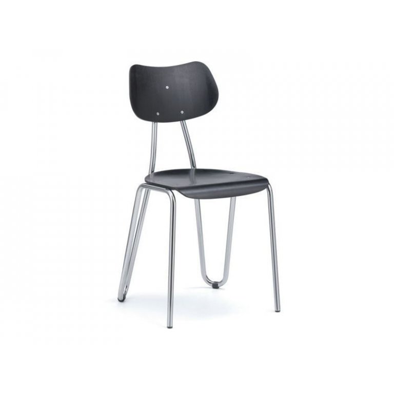 Steel-tube chair Arno 417, stackable