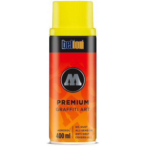 Vernice spray Molotow Belton Premium, neon Lattina 400 ml, giallo neon (232)