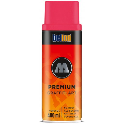 Molotow spray paint Belton Premium, neon Can 400 ml, neon pink (234)