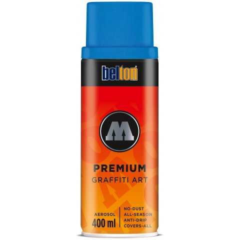 Molotow spray paint Belton Premium, neon Can 400 ml, neon blue (235)
