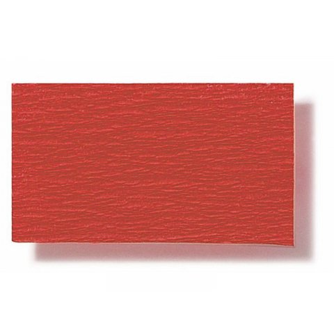 Rollos de papel crespón Niflamo, de color 32 g/m², b=50, l=10 m, rojo volcánico