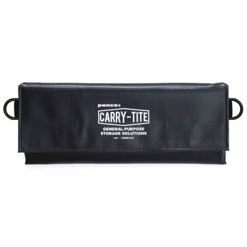 Carry Tite utensil bag, medium 20 x 16 x 1 cm, with Velcro fastener, black