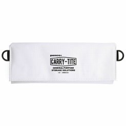 Carry Tite Utensilienbeutel, medium 20 x 16 x 1 cm, mit Klettverschluss, weiß