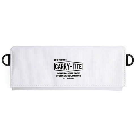 Carry Tite utensil bag, medium 20 x 16 x 1 cm, with Velcro fastener, white