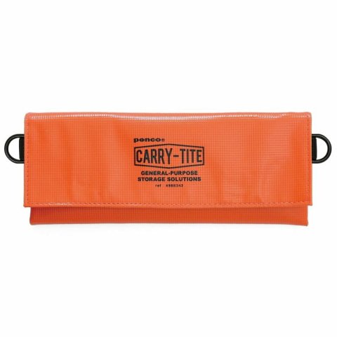 Carry Tite Utensilienbeutel, medium 20 x 16 x 1 cm, mit Klettverschluss, orange