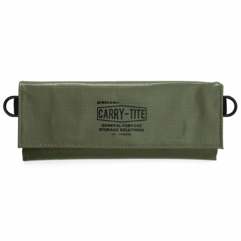 Carry Tite Utensilienbeutel, medium 20 x 16 x 1 cm, mit Klettverschluss, khaki