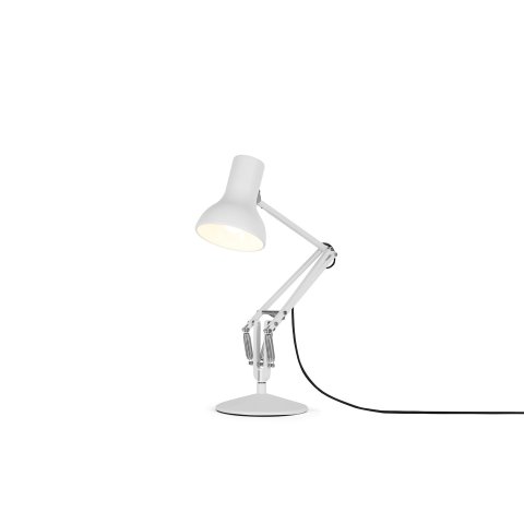 Anglepoise Type 75 mini workplace lamp for CFL up to 15 W, LED up to 6 W, alpine white