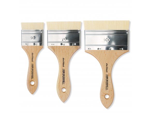 Da Vinci wide bristle brush, short bristles