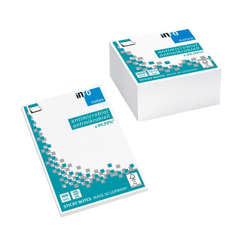Sticky notes info antimicrobial , FSC