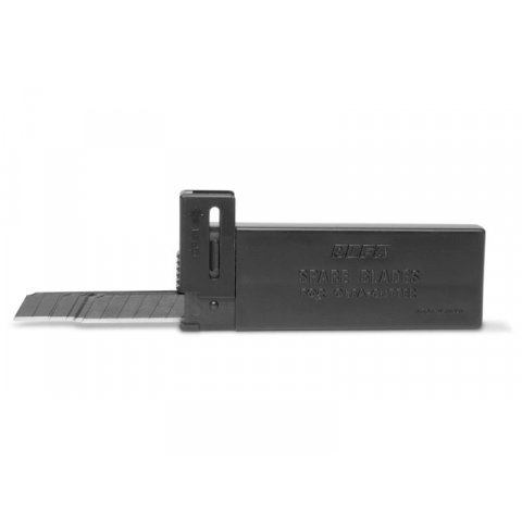 Cuchillas Olfa Excel Black para cutter de 9 mm w = 9 mm (ABB-10B), th = 0.38 mm, 10 units
