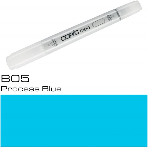copiciao Pin, Process Blue, B-05