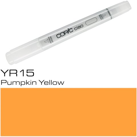 Copic Ciao markers pen, Pumpkin Yellow, YR-15