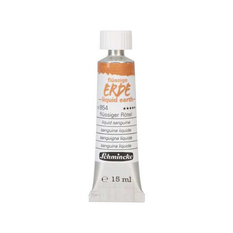 Schmincke flüssige Erde Metalltube 15 ml, Rötel