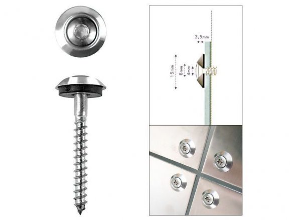 Fisso ring combo, screw and jacket