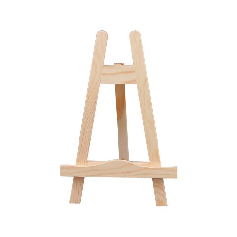 Deko-Tischstaffelei klein, Kiefer t = 180 mm, b = 140/155 mm, h = 230/250 mm,0,15 kg