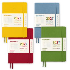 Leuchtturm Wochenkalender/Notizbuch 1 Jahr Leinen