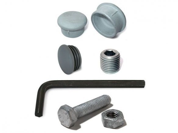 Accesorios p. sistema empalmes Interclamp ø 26,9mm