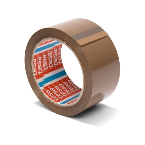 Tesa packaging tape Tesapack 4024 50 mm x 66 m, PP marrón, desenrollable silenciosamente
