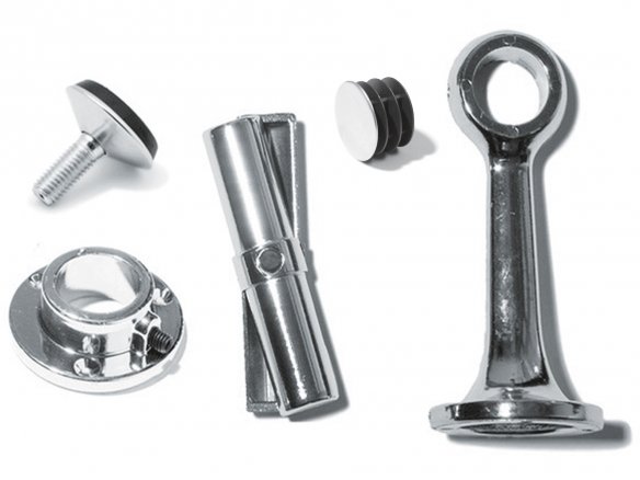 Accessories for standard ø 25 mm tube connectors