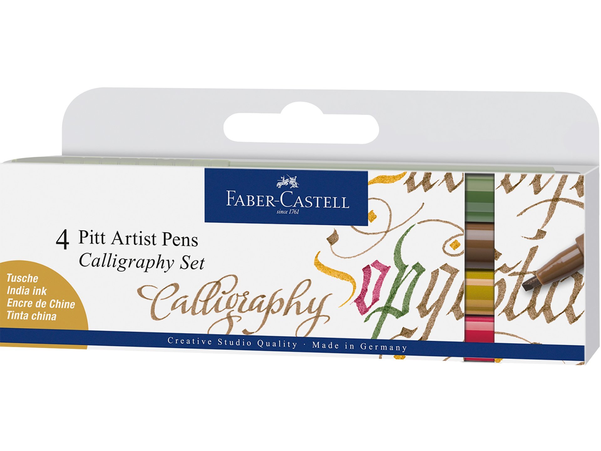 Faber-Castell Calligraphy Pens: Assorted Colors, 2.5mm