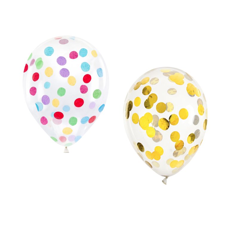 Luftballons mit Konfettifüllung