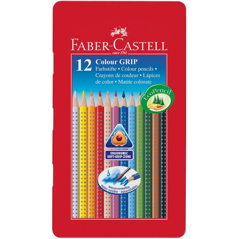 Faber Castell Colour Grip crayon, set of 12